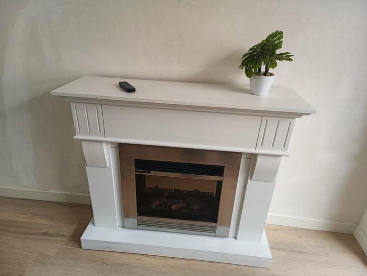 Elektrische Sfeerhaard met Verwarming & Afstandsbediening, Huis en Inrichting, Haarden, Zo goed als nieuw, Elektrische haard, Ophalen