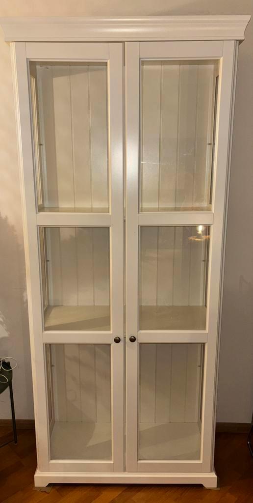 Ikea vitrinekast, Huis en Inrichting, Kasten | Vitrinekasten, Zo goed als nieuw, 200 cm of meer, 50 tot 100 cm, 25 tot 50 cm, Ophalen