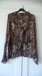 Blouse met roesjes – 44, Overige kleuren, Maat 42/44 (L), Ophalen of Verzenden, Zo goed als nieuw