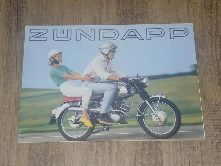 Zundapp Folder F 1968 517 nos, Fietsen en Brommers, Handleidingen en Instructieboekjes, Nieuw, Verzenden