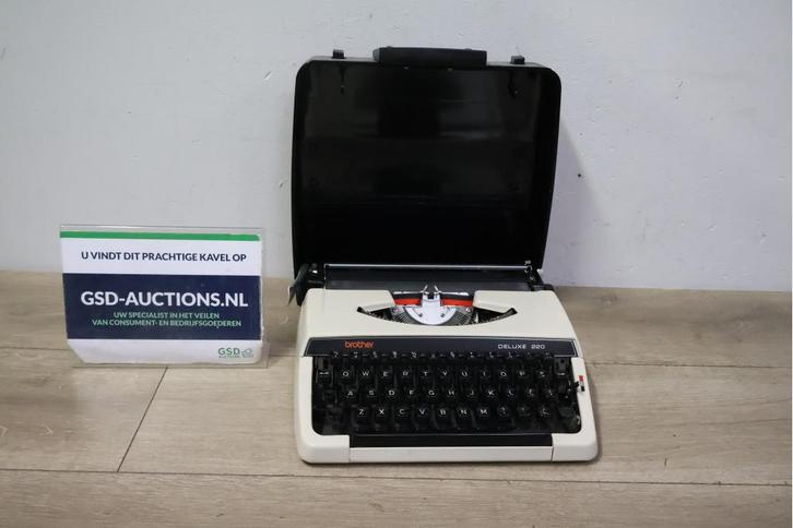 Brother Deluxe 220 Typemachine, Antiek en Kunst, Curiosa en Brocante, Ophalen of Verzenden