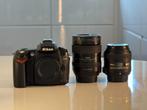 Nikon Bundel Set: D90 DSLR + 2 lenzen + accessoires, Spiegelreflex, Ophalen of Verzenden, Zo goed als nieuw, Nikon