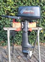 Buitenboordmotor Tohatsu 5pk 2t + benzinetank, Watersport en Boten, Ophalen, Zo goed als nieuw, Motor en Techniek, Motorboot
