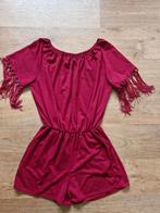 Korte jumpsuit  rood mt L, Kleding | Dames, Jumpsuits, Ophalen of Verzenden, Gedragen, Maat 38/40 (M), Rood