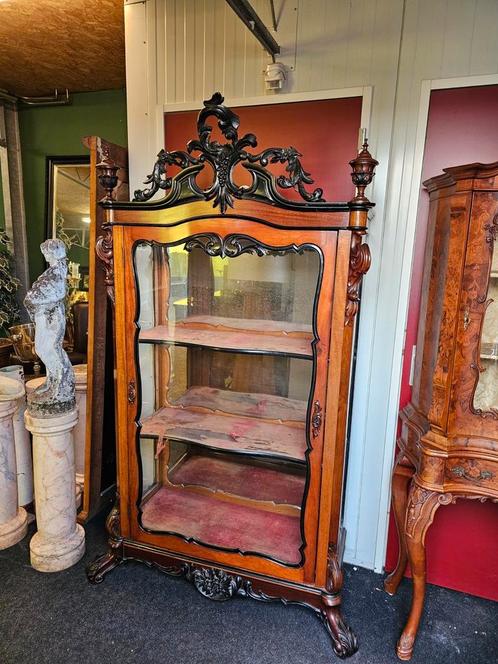 Willem III vitrinekast, Antiek en Kunst, Antiek | Meubels | Kasten, Ophalen