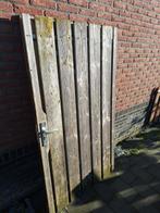 Schuttingdeur te koop incl beslag, Ophalen, Met poort, Gebruikt, Dubbelstaafmat hekwerk