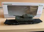 Märklin 48717   4MFOR   zwaarlast wagen met Leopard II NS, Wisselstroom, Gebruikt, Wagon, Ophalen of Verzenden