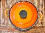 Vintage le creuset pan oranje, Ophalen of Verzenden, Overige typen