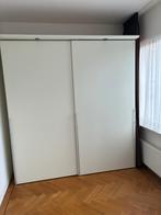 Kledingkast Hulsta schuifdeuren, Huis en Inrichting, Ophalen, Gebruikt, 100 tot 150 cm, Met hangruimte