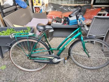 28 inch GAZELLE dames fiets  met terugtraprem  framehoog 52  beschikbaar voor biedingen