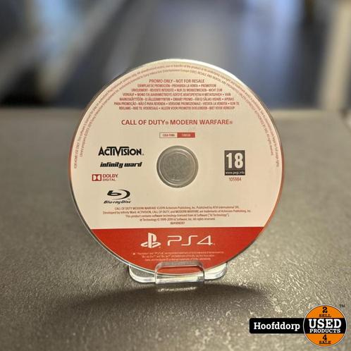 Playstation 4 : Call Of Duty Modern Warfare ( Promo Disc ), Spelcomputers en Games, Games | Sony PlayStation 4, Zo goed als nieuw