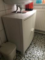Badkamerkast voor onder wastafel van kunststof, Huis en Inrichting, Ophalen, (Half)hoge kast, 50 tot 100 cm, Zo goed als nieuw