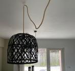 Lampenkap, Ophalen, 25 tot 50 cm, Zwart, Rond