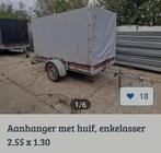 te huur aanhanger, Auto diversen, Aanhangers en Bagagewagens, Ophalen of Verzenden, Gebruikt