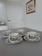 Theekop +schotel Villeroy en Boch Botanica DE, 6 beschikbaar, Huis en Inrichting, Keuken | Servies, Ophalen of Verzenden, Zo goed als nieuw