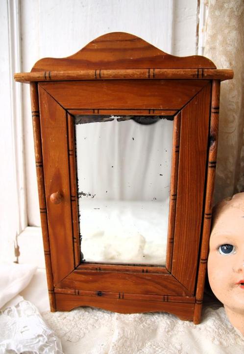 Oud Faux Bamboo kastje begin 1900 *Marries*, Antiek en Kunst, Curiosa en Brocante, Verzenden