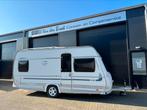 Mooie Fendt Saphir 470 TFB 2011 airco, Caravans en Kamperen, Frans bed, Bedrijf, Schokbreker, Tot en met 4