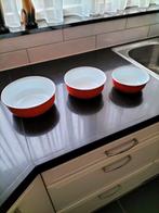 Emaille schaaltjes, Ophalen