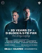 Tickets DBlock & S-te-fan, Tickets en Kaartjes, Twee personen, November