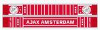 Ajax Sjaal Rood Strepen (NIEUW), Ophalen of Verzenden, Nieuw, Ajax, Vaantje of Sjaal