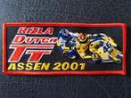 tt assen valentino rossi patch badge 2001, Ophalen of Verzenden, Nieuw, Motoren