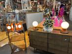 2 koppels retro vintage tafel lampen, Ophalen, Zo goed als nieuw, Rond, Minder dan 25 cm