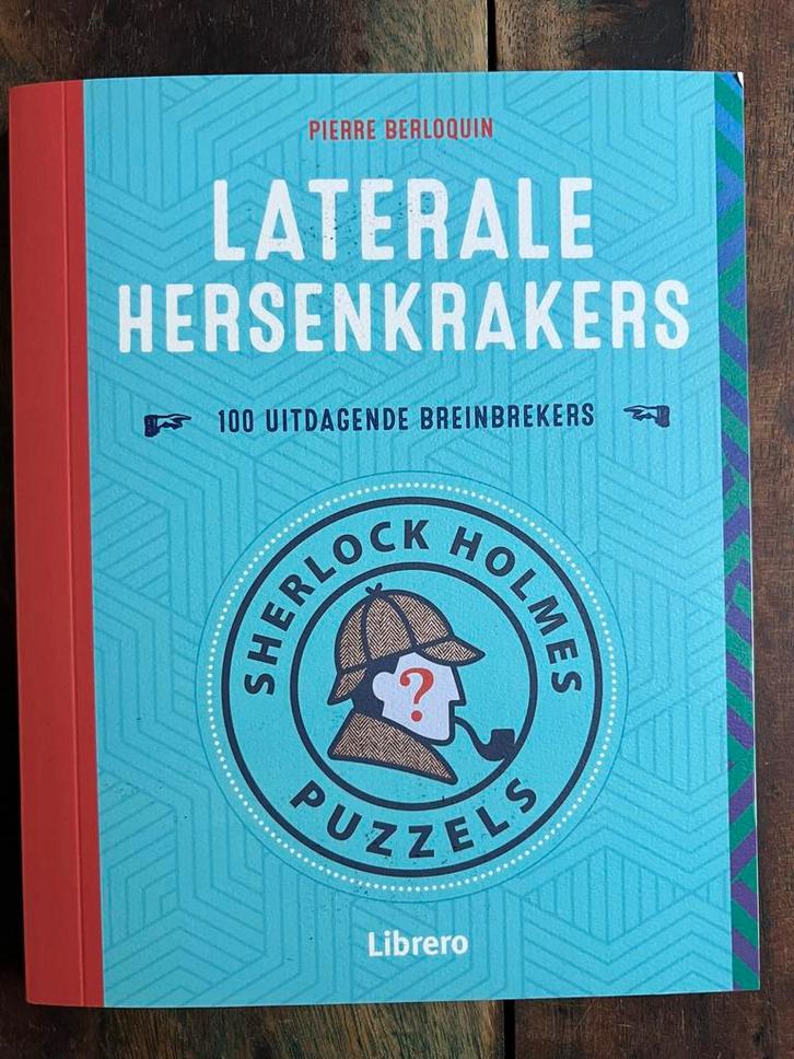 Sherlock Holmes Lateral Hersen Krakers Puzzelboek, Hobby en Vrije tijd, Denksport en Puzzels, Zo goed als nieuw, Puzzelboek, Minder dan 500 stukjes