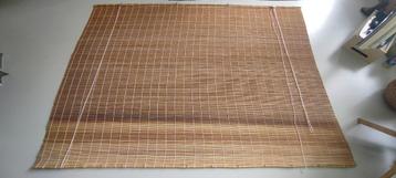Groot vintage rolgordijn bamboe riet rotan 240x75cm beschikbaar voor biedingen
