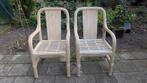 Stevige bamboe tuinstoelen, Ophalen, Zo goed als nieuw
