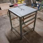Metalen werktafel voor handcirkelzaag of bovenfrees, Ophalen, 1200 watt of meer, Cirkelzaag, 30 tot 70 mm