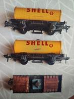 drie wagons Fleischmann HO spoor, Hobby en Vrije tijd, Modeltreinen | H0, Gebruikt, Gelijkstroom, Fleischmann, Wagon