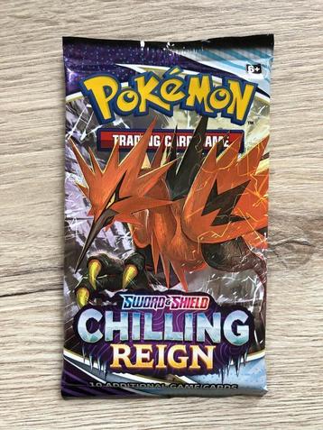 1x booster pack Chilling Reign (Sword & Shield) Pokemon! beschikbaar voor biedingen