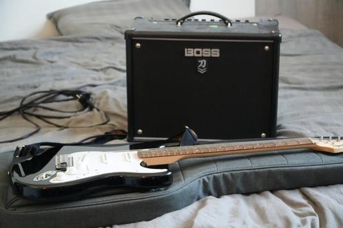 Boss Katana 50 mk2 + squier stratocaster (ook los te koop), Muziek en Instrumenten, Versterkers | Bas en Gitaar, Zo goed als nieuw