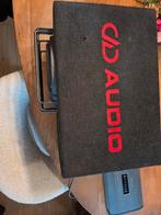 DD subwoofer LE-M08 incl hifonics zxr1200 versterker, Ophalen, Gebruikt