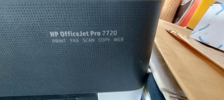 HP Officejet pro 7720 Printer, Computers en Software, Printers, Gebruikt, All-in-one, Inkjetprinter, Kleur printen, Kopieren, Mailen