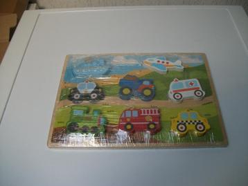 Puzzel dikke stukjes vervoer 8 delig beschikbaar voor biedingen