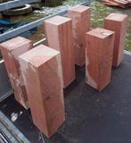 Eiken console s,eiken blokken''zuilen'sokkels'lampen?, Ophalen of Verzenden, Eiken, Minder dan 200 cm, Plank