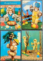 4 aapjes ansichtkaarten jaren 60, Verzamelen, Ansichtkaarten | Themakaarten, Ophalen, 1960 tot 1980, Gelopen