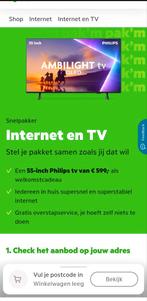 Smart TV cadeau bij KPN, Tickets en Kaartjes, Eén persoon, Cadeaubon