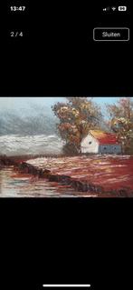 Prachtige Olieverf schilderij «RUSTIGE REFLECTIE”, Ophalen of Verzenden