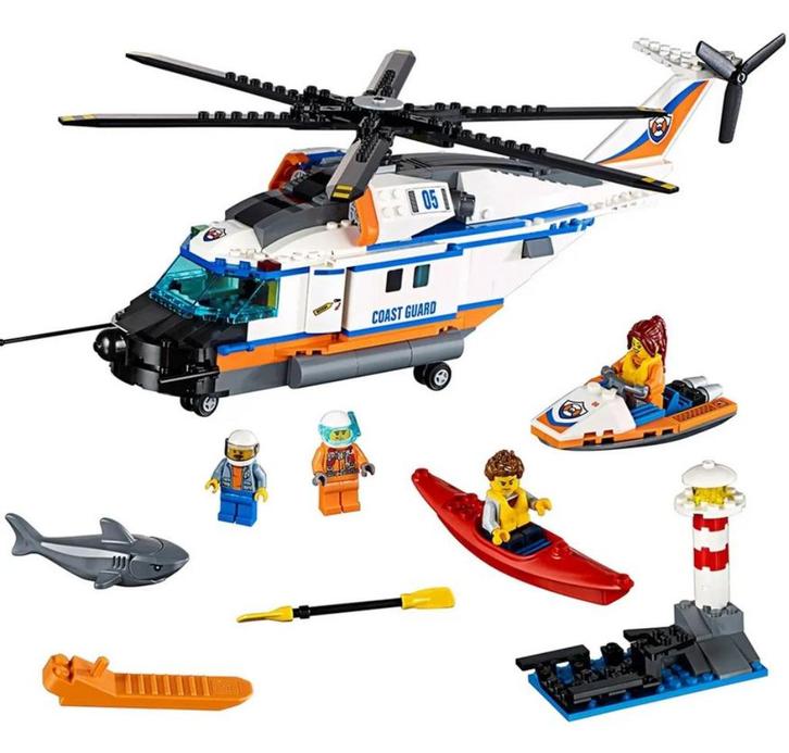 LEGO  City  Zware reddingshelikopter 60166, Kinderen en Baby's, Speelgoed | Duplo en Lego, Zo goed als nieuw, Lego, Complete set