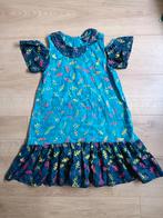 Batik jurk meisje blauw ong 128, Kinderen en Baby's, Meisje, Ophalen of Verzenden, Zo goed als nieuw