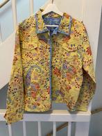 GEEL PAISLEY PRINT DAMES JAS, MAAT; M, Ophalen of Verzenden, Zo goed als nieuw, Maat 38/40 (M), Geel