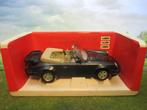 1/16 Porsche 930 911 Cabrio Turbo Polistil Blauw +grijs int., Ophalen of Verzenden, Gebruikt, Overige merken