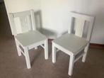 Ikea houten stoelen peuterstoelen kinderkamer stoeltjes wit, Ophalen, Gebruikt, Stoel(en)