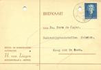 H. van Lingen, Meppel - 08.1952 - briefkaart, Postzegels en Munten, Brieven en Enveloppen | Nederland, Ophalen of Verzenden, Briefkaart