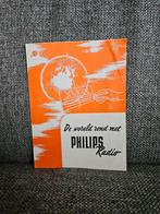 Oude Philips Radio Folder uit 1950, Antiek en Kunst, Antiek | Tv's en Audio, Verzenden