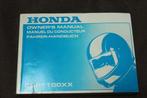 Honda CBR1100XX 1998 motorcycle owner's manual CBR 1100, Motoren, Ophalen of Verzenden, Honda