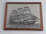 Schilderij zeilschip, Minder dan 50 cm, Gebruikt, Ophalen of Verzenden, Schilderij
