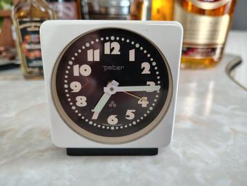 Leuk klein vintage, retro brocante Peter wekkertje. beschikbaar voor biedingen